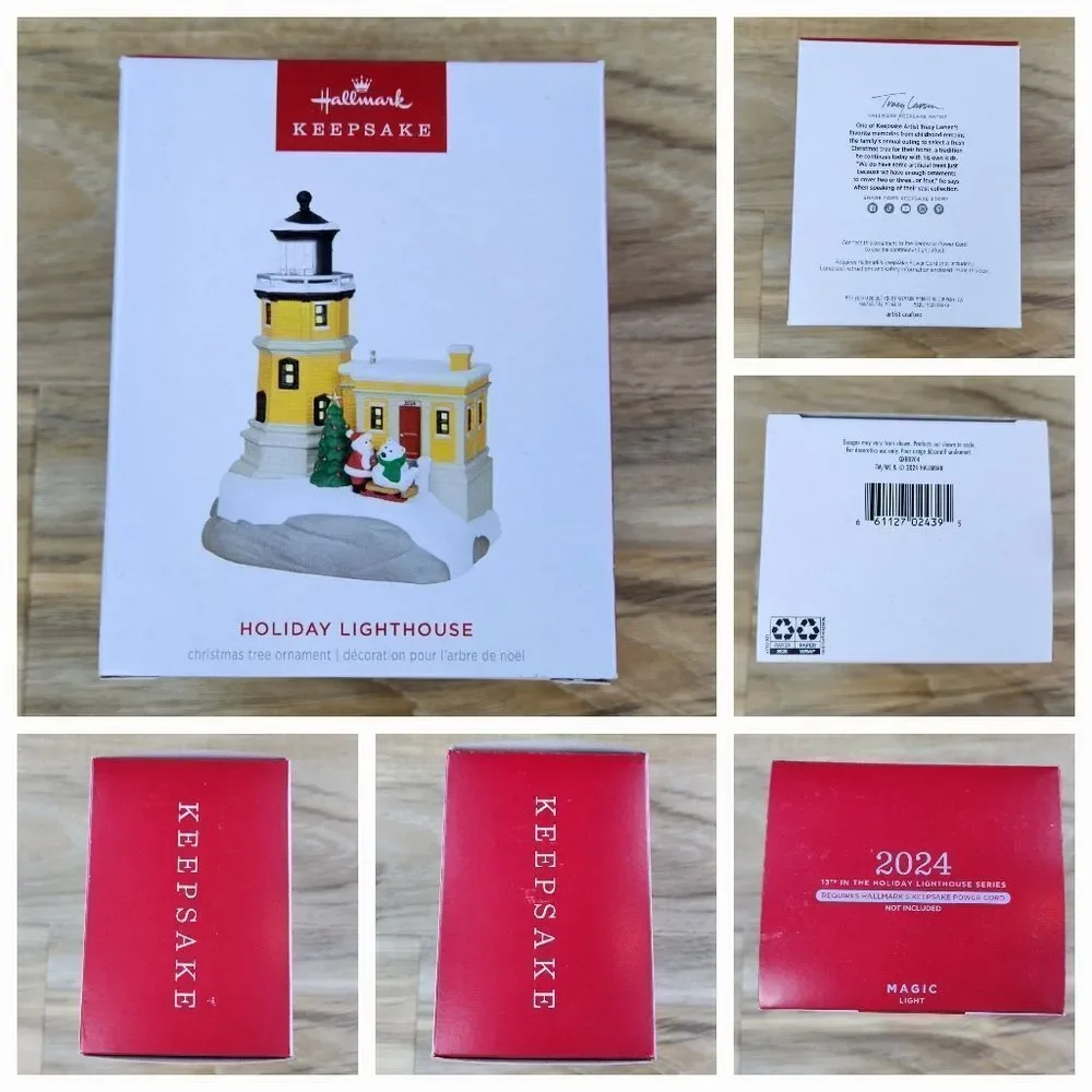 🔥NIB Hallmark Lighthouse Series #13 Keepsake Ornament